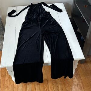 1. State Black Velvet Jumpsuit